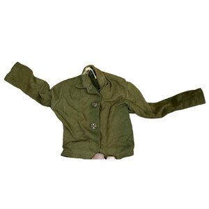 Vintage GI Joe 1964 Army Green Fatigue Shirt No Pockets Tagged